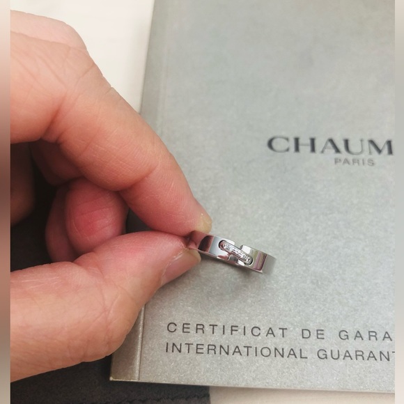 💯Auth! CHAUMET Liens Evidence 18 carat white gold ring - Picture 7 of 12